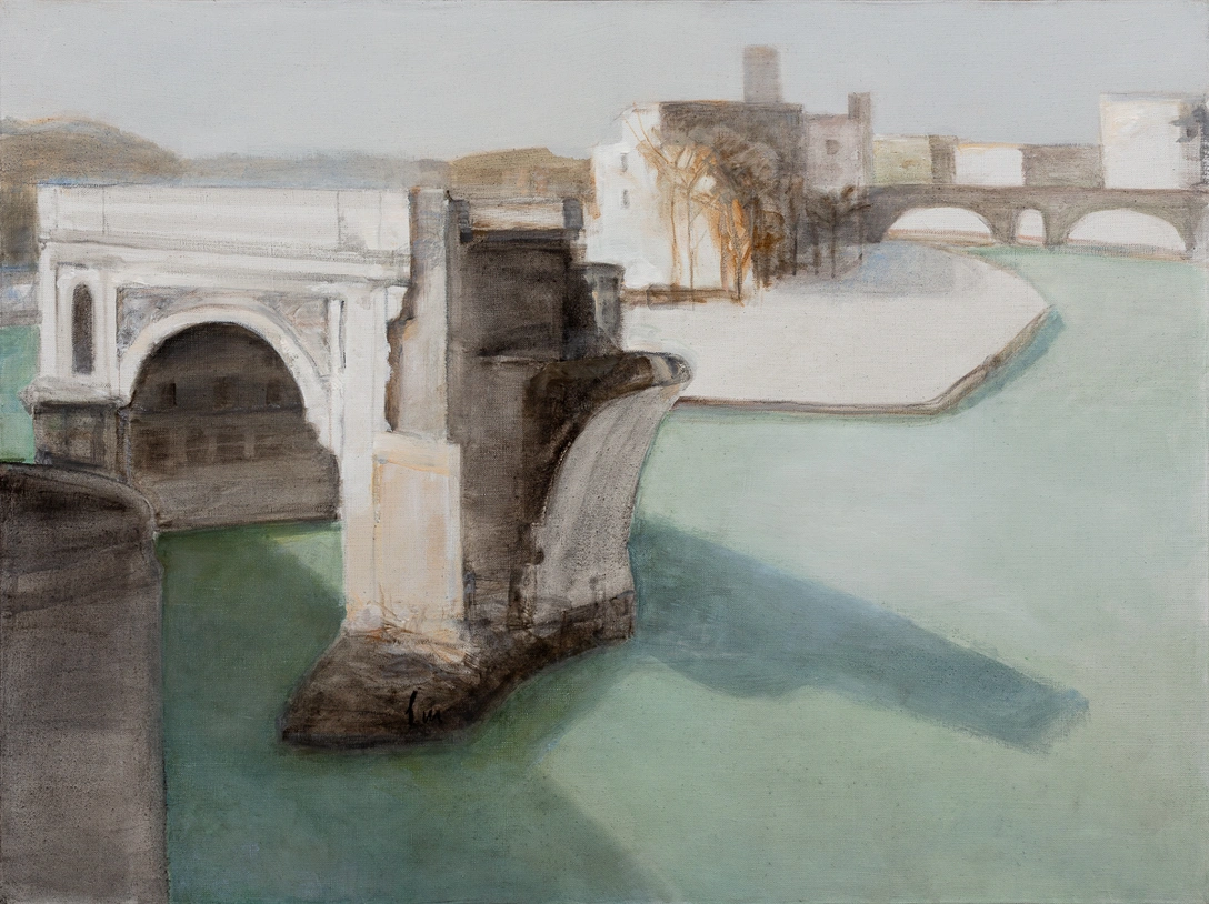 Владимир Шинкарев. «Мост Ротто», 2021. Холст, масло. | Источник: pop/off/art