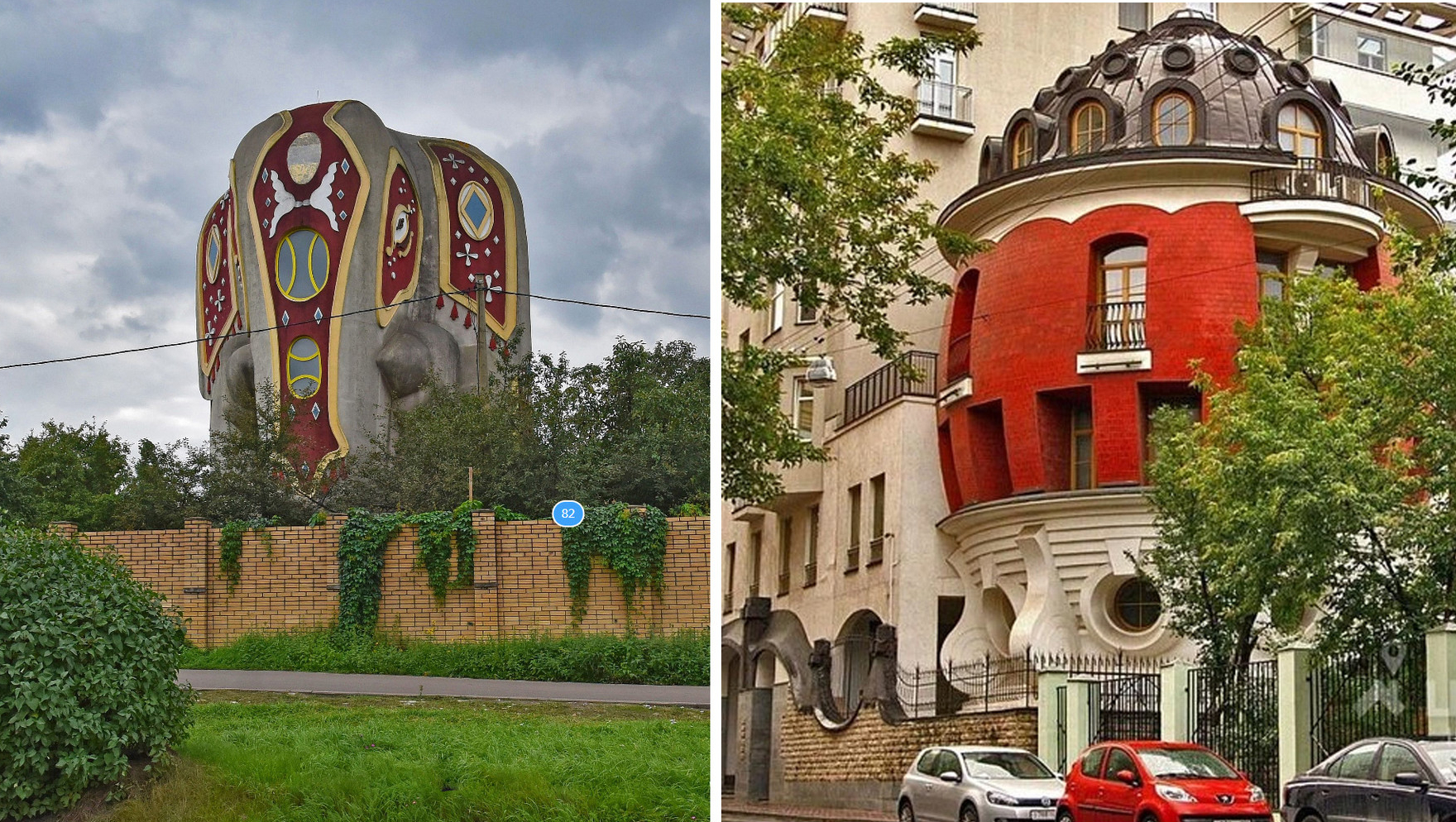 Самые необычные дома Москвы — от дома-яйца до дома с голубями | myDecor