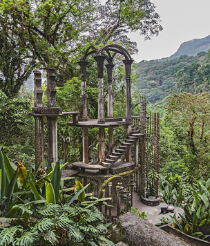Сюрреалистический парк Las Pozas в мексиканских джунглях
