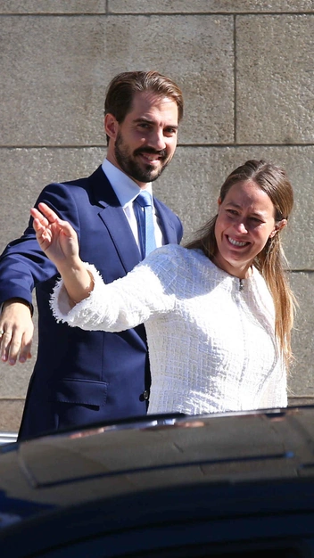 Принц Филиппос и его жена Нина Флор в Афинах, 22 октября 2021