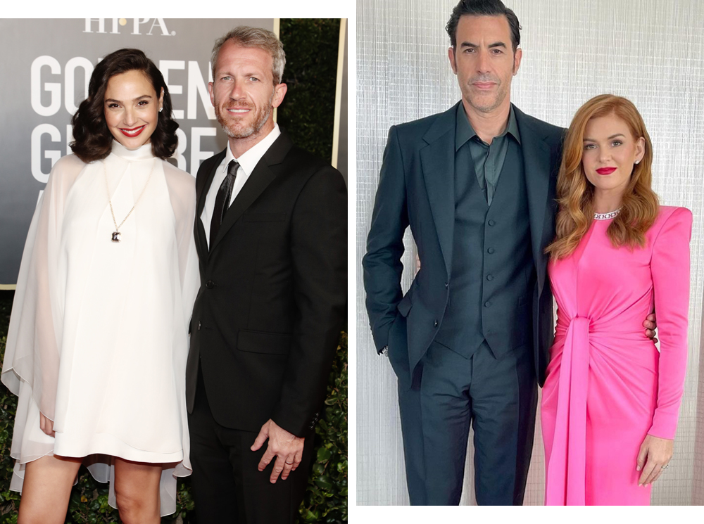 Галь Гадот и Ярон Варсано; Саша Барон Коэн и Айла Фишер | marieclaire.ru