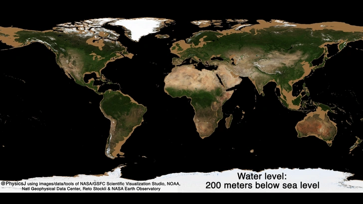 Осушить океаны: как отступление воды изменит облик планеты