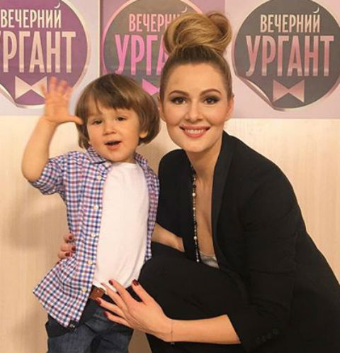 Мария Кожевникова с сыном Ваней