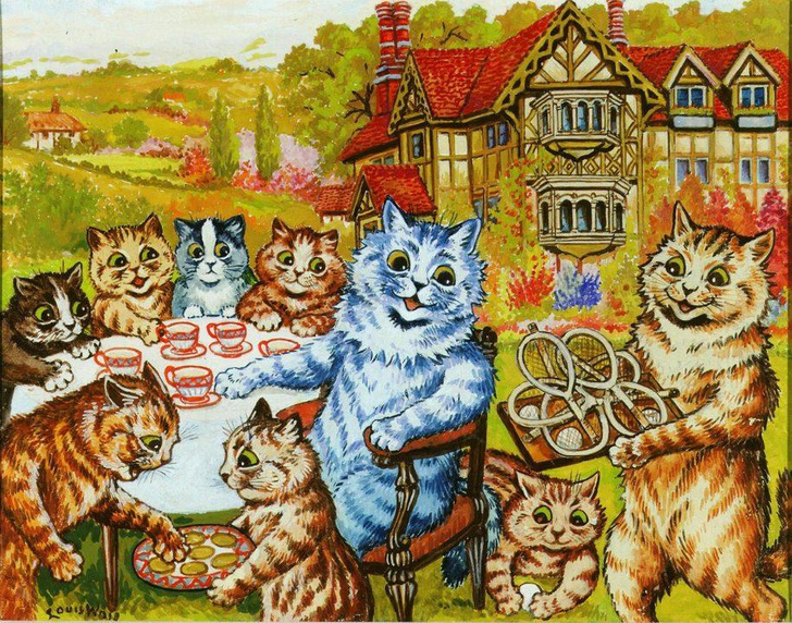 Человек, который рисовал кошек: как художник Луис Уэйн сделал пушистых питомцев популярными задолго до появления интернета
