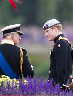 Принц Чарльз и принц Гарри