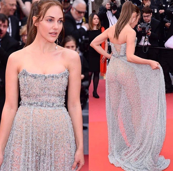 Канны-2019: звезда «Великолепного века» Мерьем Узерли появилась на дорожке в прозрачном платье