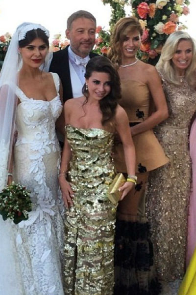 На итальянской свадьбе Надежды присутствовали многие звезды