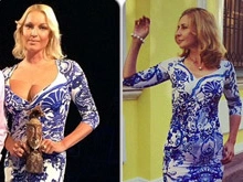 Ирина Агибалова и Анастасия Волочкова вышли в свет в одинаковых платьях
