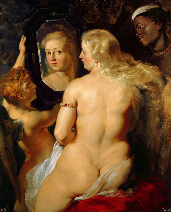 Роскошные формы: 6 деталей картины Рубенса «Венера перед зеркалом»