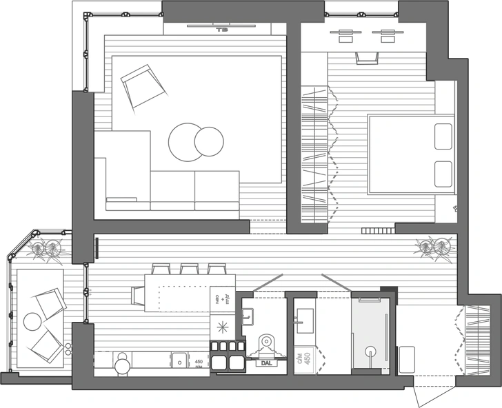 Подарок для сына: квартира 68 м² в Минске