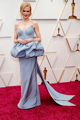Принцессы «Оскара»: самые красивые пастельные платья на ковровой дорожке — от Зои Кравиц до Николь Кидман