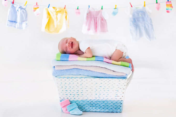 как стирать вещи новорожденного