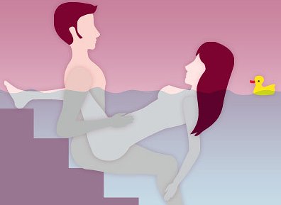 Секс в воде – отличный способ разнообразить свою интимную жизнь.