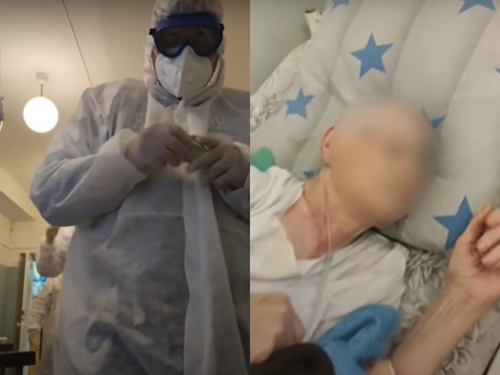 Внук пациентки тайно пробрался в ковидный госпиталь и снял на видео, что там происходит