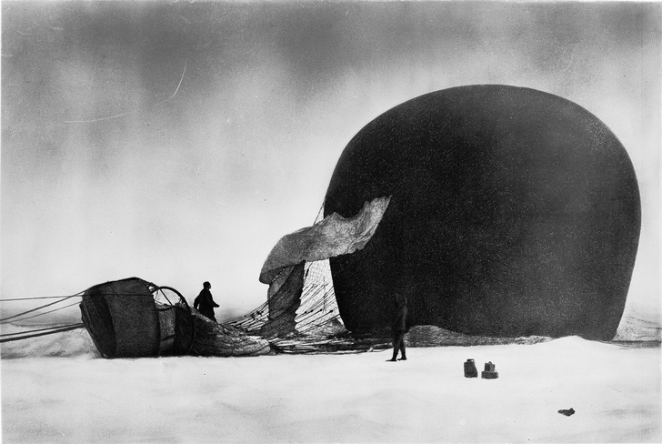 На воздушном шаре к Северному полюсу: самое безбашенное приключение в истории изучения Арктики
