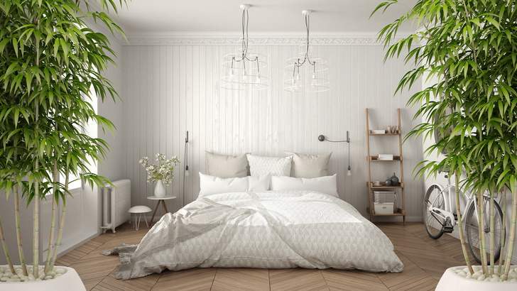 Как поставить кровать в спальне по фэншую относительно окна, двери и сторон света