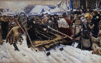Чувство снега: 16 любопытных деталей картины «Боярыня Морозова» Василия Сурикова
