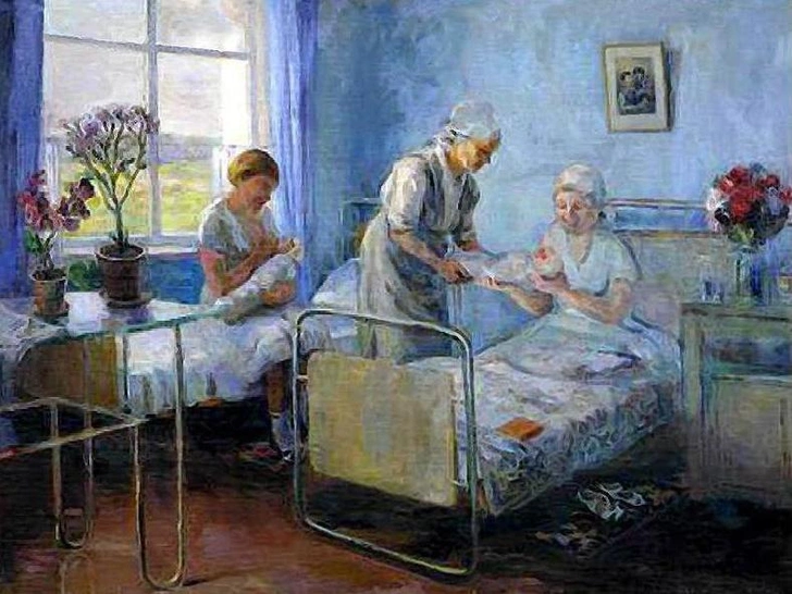 Татьяна Гиппиус, «В роддоме» (1939 г.)