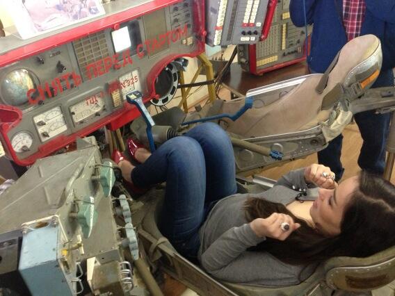 Виктория почувствовала, каково быть космонавтом