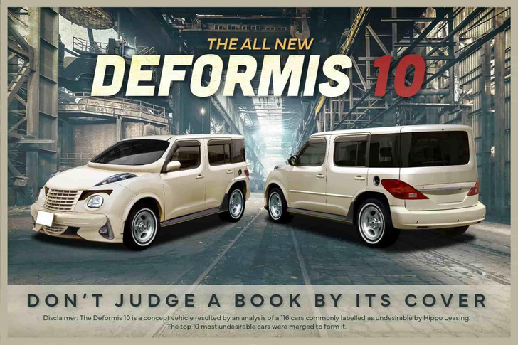 Самый уродливый автомобиль в мире: посмотрите на Deformis 10, собранный из деталей разных машин
