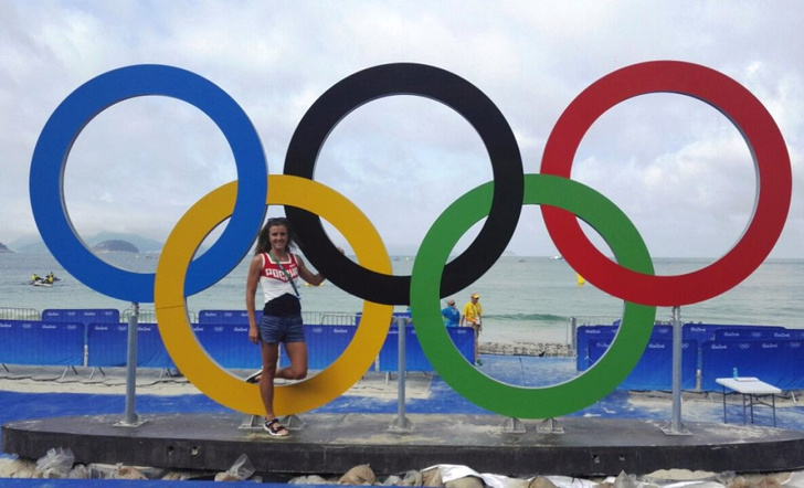 Триатлонистка Анастасия Абросимова в Рио-де-Жанейро