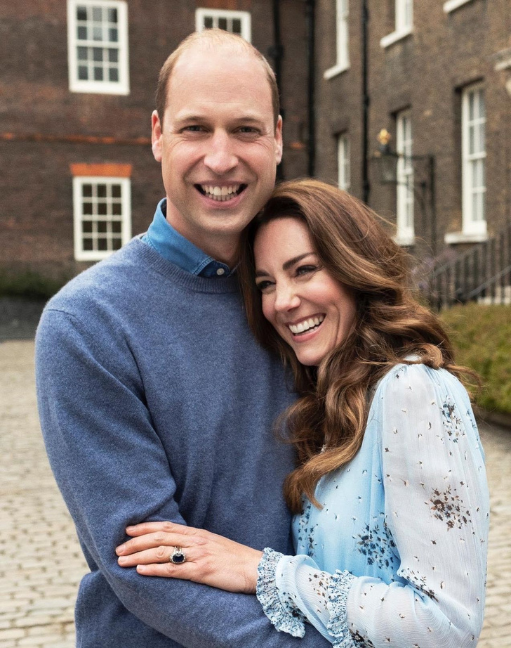 «Я люблю тебя до слез»: новые фотографии Кейт Миддлтон и принца Уильяма в честь годовщины свадьбы