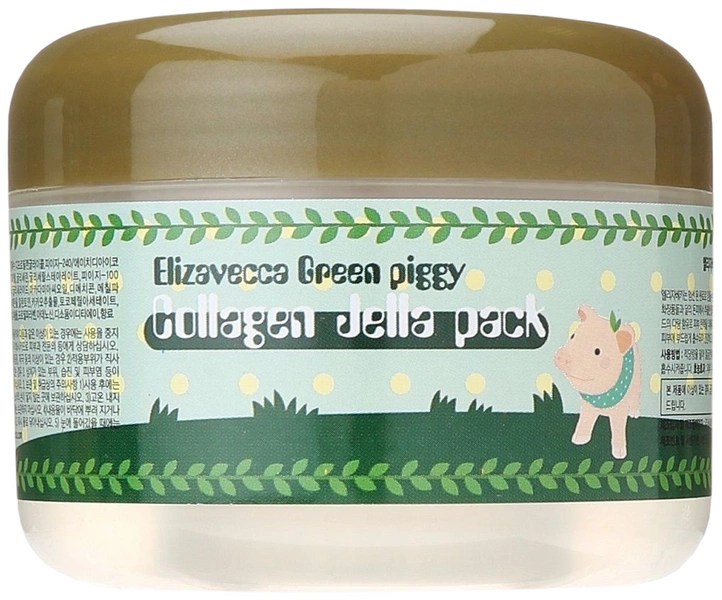 Elizavecca Высококонцентрированная желейная лифтинг маска с коллагеном Green Piggy Collagen Jella Pack