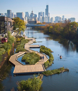 Плавучий парк в Чикаго от студии SOM
