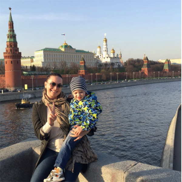 Наталья Фриске с внучатым племянником