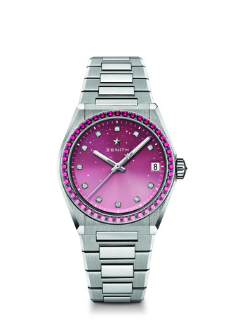 По какому поводу Zenith «перекрасили» часы Defy Midnight в градиентный розовый цвет?