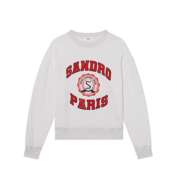 Свитшот бренда Sandro из коллекции SS22 — 22 900 ₽ | Источник: Sandro