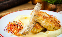 Котлеты из трески с творогом