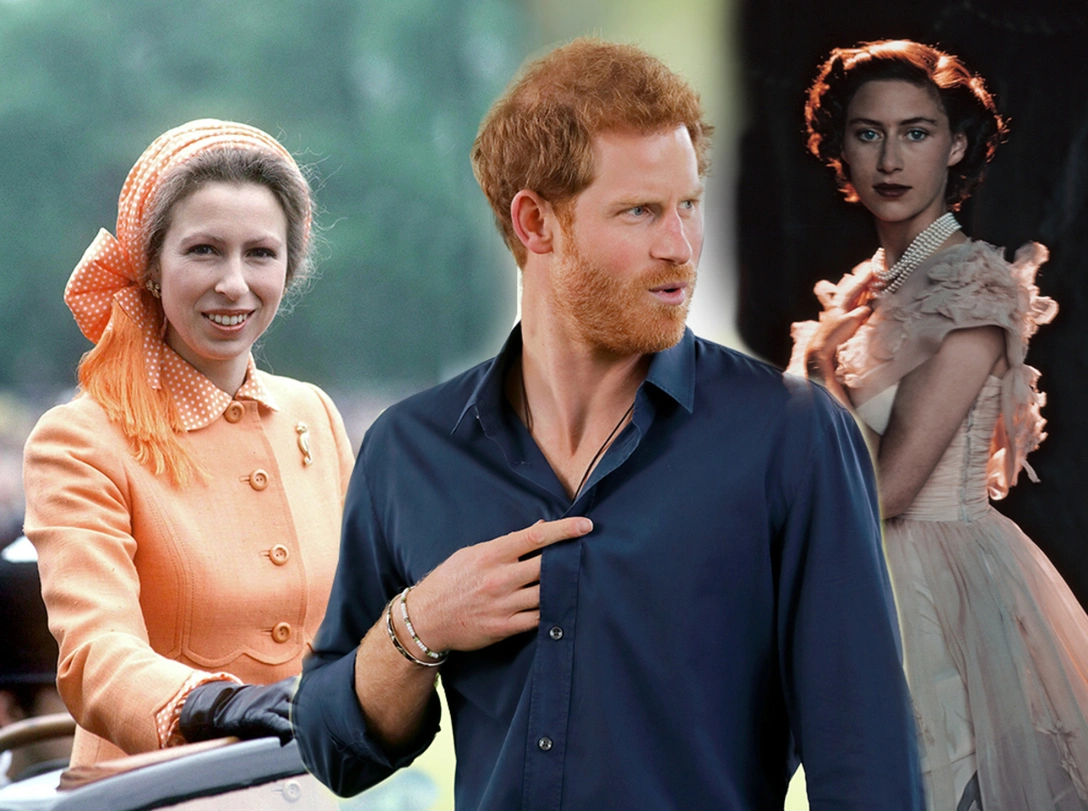 Скамья запасных: принцесса Анна, принц Гарри и принцесса Маргарет | marieclaire.ru