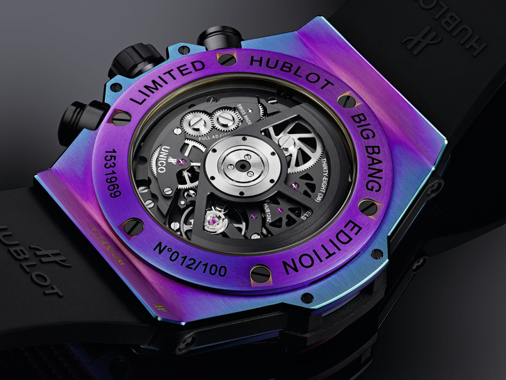 «Радужные» часы Big Bang — красивый результат сотрудничества DJ Snake и Hublot