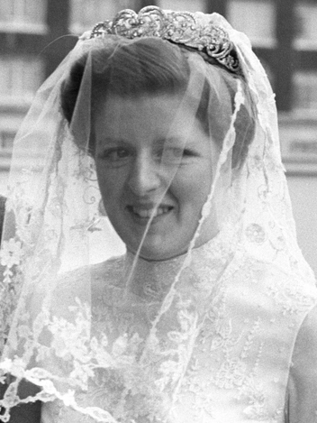 Леди Джейн Спенсер в день своей свадьбы, 1978