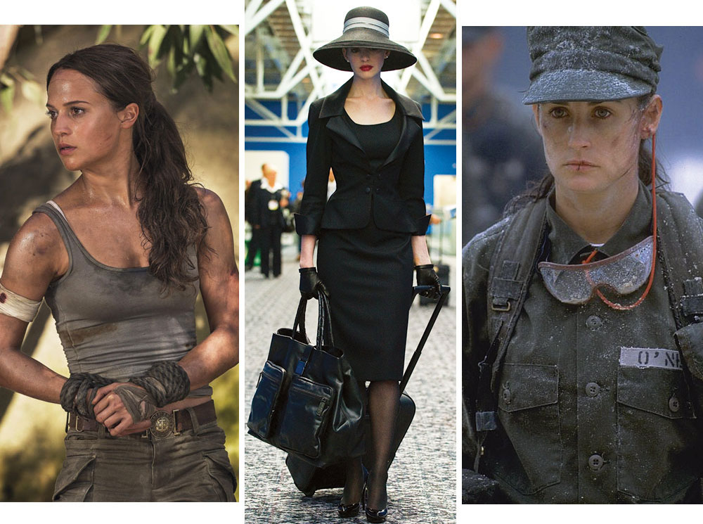 «Tomb Raider: Лара Крофт», «Темный рыцарь: Возрождение легенды», «Солдат Джейн» | marieclaire.ru