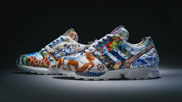 Художники Meissen расписали кроссовки ZX8000 для Adidas