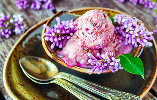 Мороженое из цветов! 5 рецептов с сиренью, лепестками роз и не только