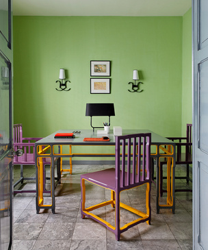 Зеленый + фиолетовый: 25+ стильных примеров