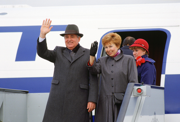 Михаил Горбачев с женой