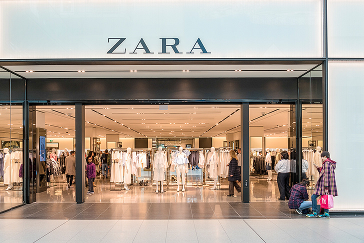 Магазин Zara, фото