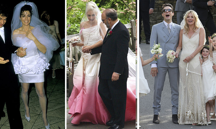 25 легендарных и скандальных свадебных платьев звезд всех времен