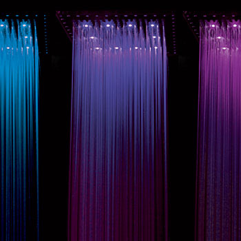 Потолочные встраиваемые душевые лейки с подсветкой, IB Rubinetterie, www.ibrubinitterie.it, салон Tendenza.