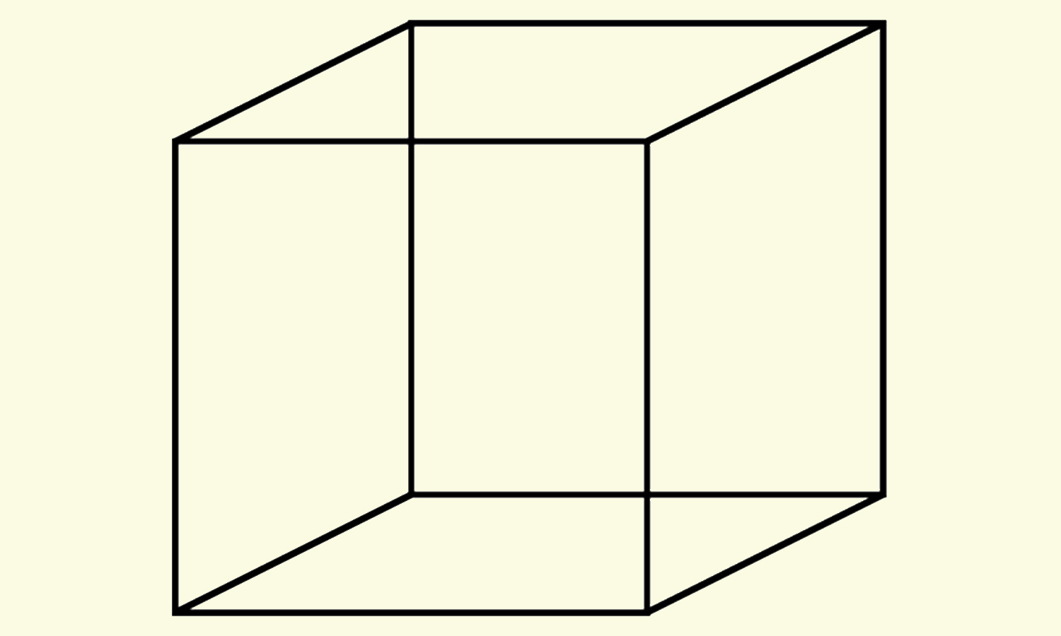 Как нарисовать объемный квадрат