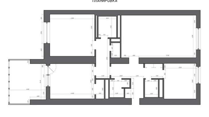 Квартира 110 кв. метров в Москве. Проект студии PropertyLab&Art.