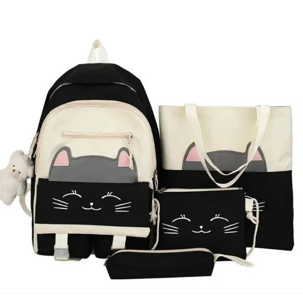 Рюкзак школьный с котиками, Rafl
