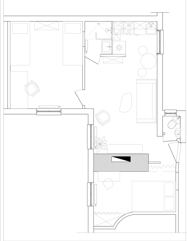 Парижская квартира 40 м² архитектора Ильи Сологубовского