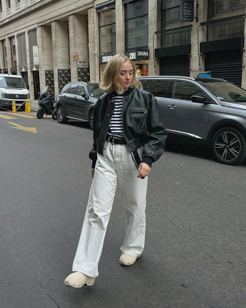 С чем носить белые джинсы: 5 образов от популярных фэшн-блогеров