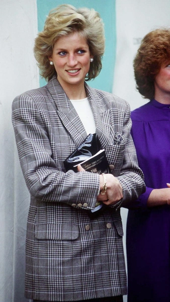 Принцесса Диана на скачках в Берли-хаус, сентябрь 1989