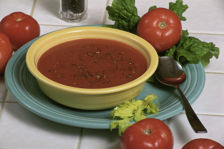 Простой томатный суп